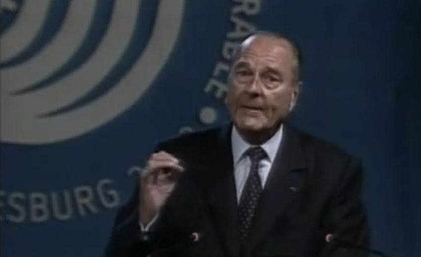  Jacques Chirac : « Notre maison brûle et nous regardons ailleurs »